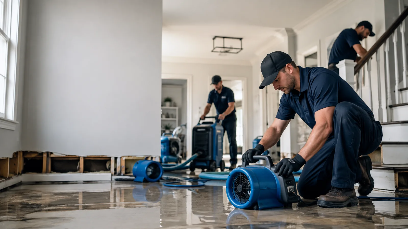 Water Damage Restoration in Conroe, TX near me
